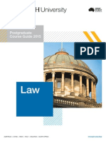 Monash Law Postgraduate Course Guide 2015 