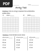 array test