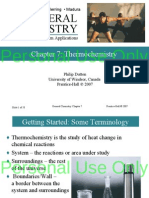 KI1101-2012-KD Lec06a EnergyAndChemicalChanges ThermoChemistry