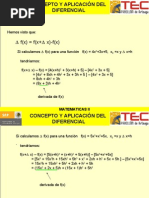 Concepto y AplicaciÓn Del Diferencial