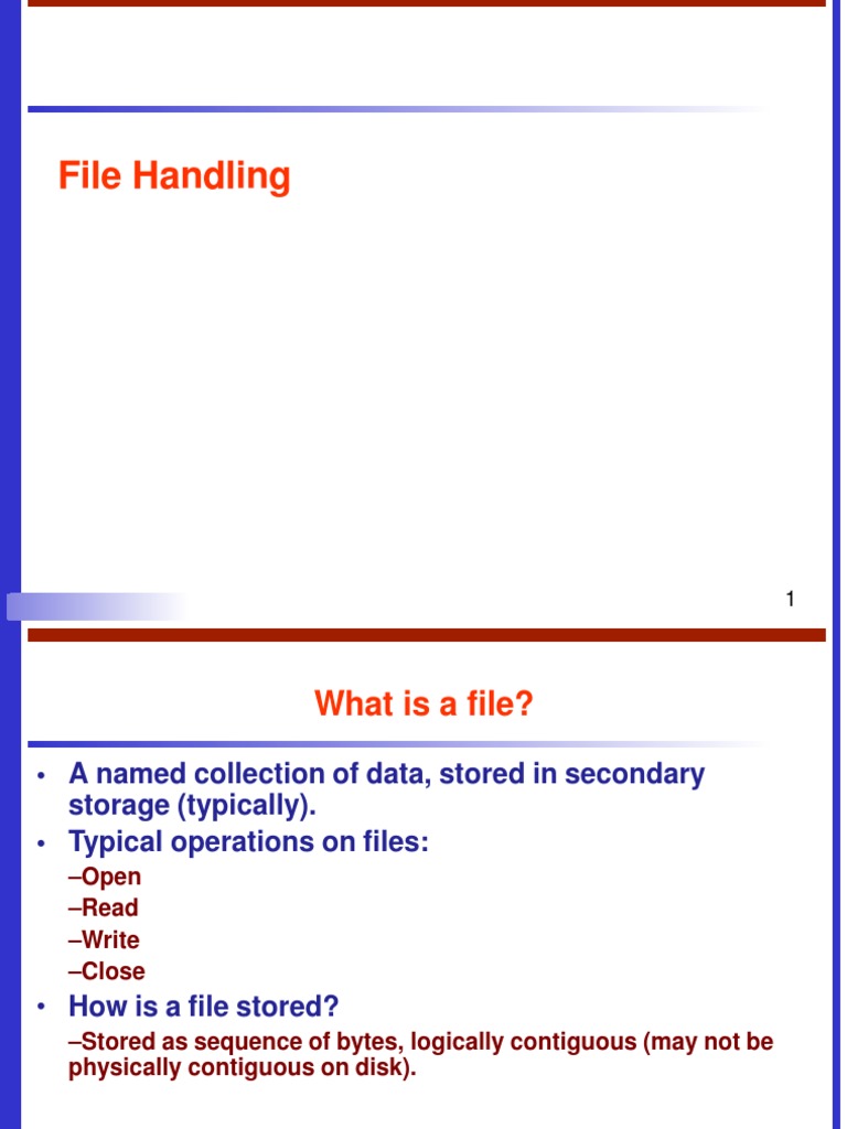File Handling in C | Computer File | Software Engineering