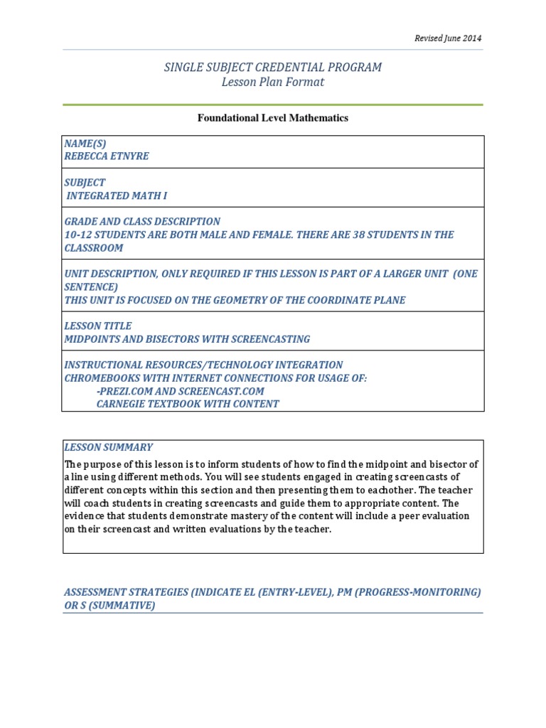 Lesson 2 | PDF | Educational Assessment | Lesson Plan