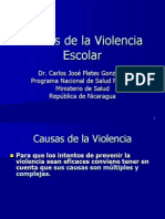 Causas de La Violencia Escolar