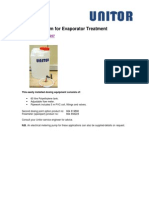 Dosing System For Evaporator Treatment