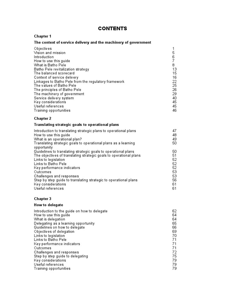 Batho Pele Handbook PDF | PDF | Natural And Legal Rights | Freedom Of ...