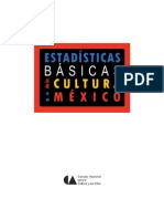 Estadística báscias de la cultura en México