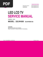 LG 32LW4500 Service Manual