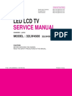 LG 32LW4500 Service Manual