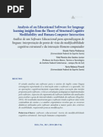 Analysis of an Educational Software for Language Learning