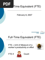 Full-Time Equivalent (FTE) LRA MTG 070208