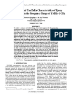 Permittivity Tan Delta of Epoxy vs Frequency