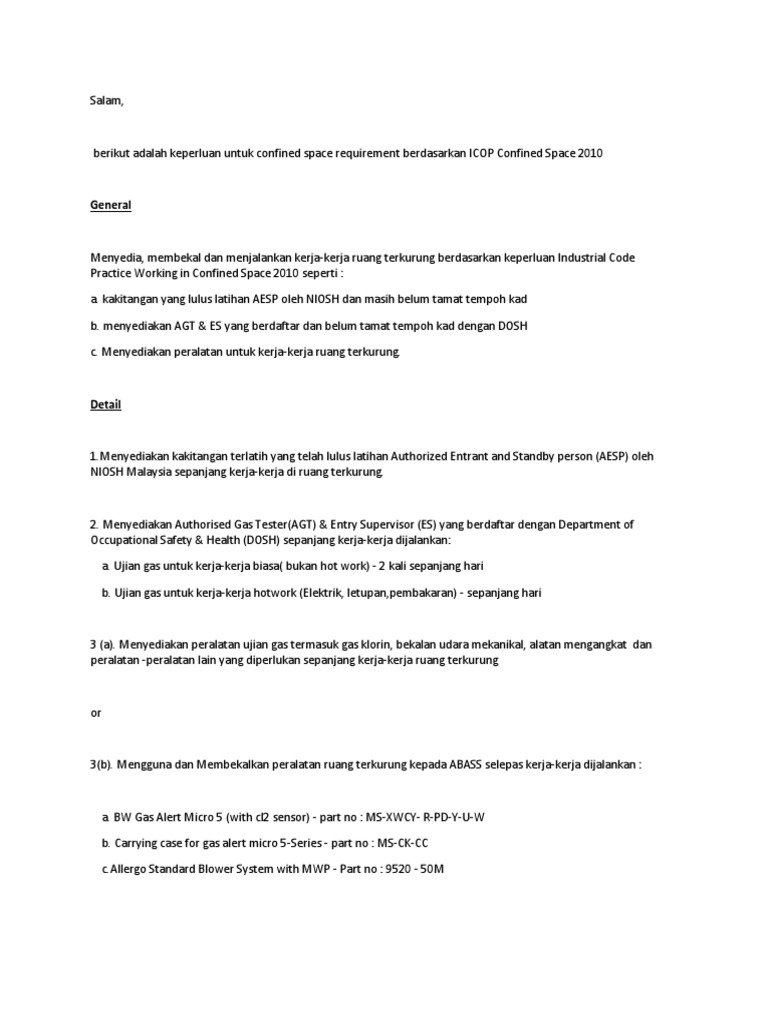 Confined Space Pdf