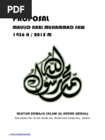 Proposal Maulid Nabi 1436 H (2015 M)