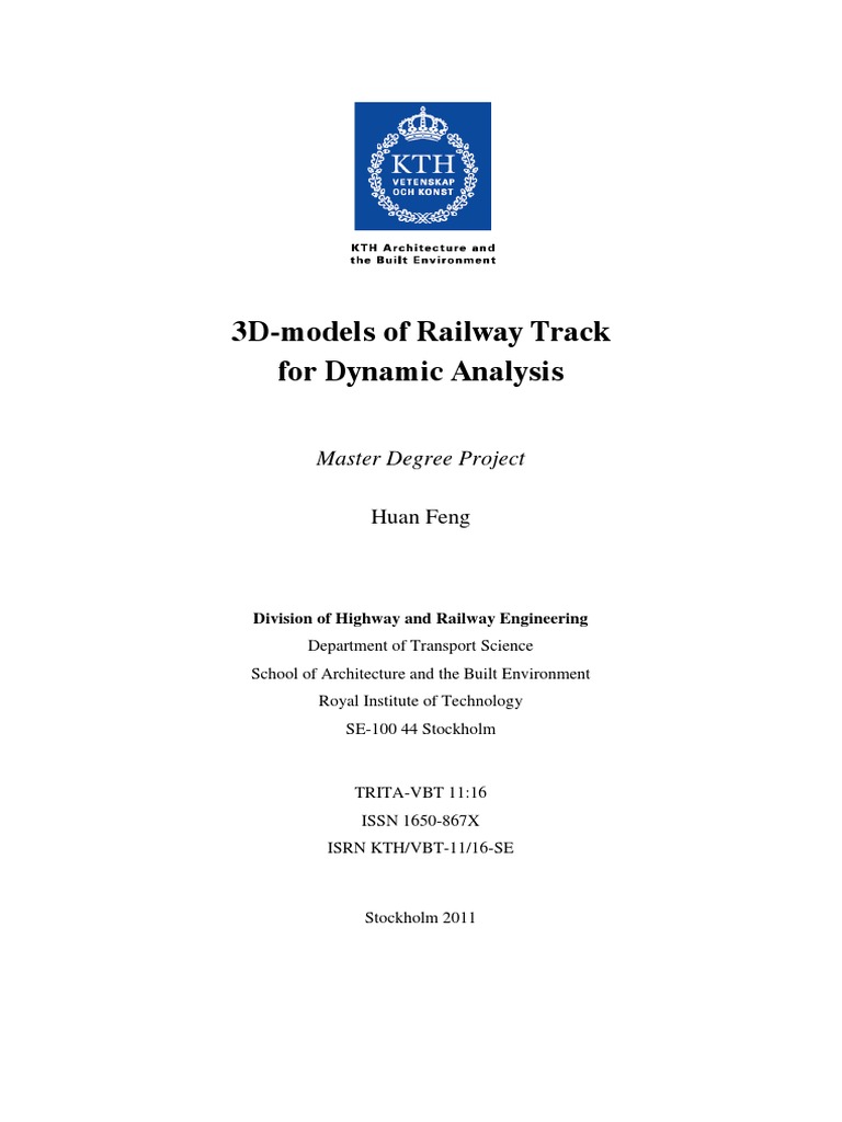 3d-Models of Railway Track PDF | PDF