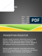 Resistor Dan Aplikasinya