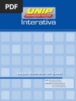 Língua Brasileira de Sinais - Libras 