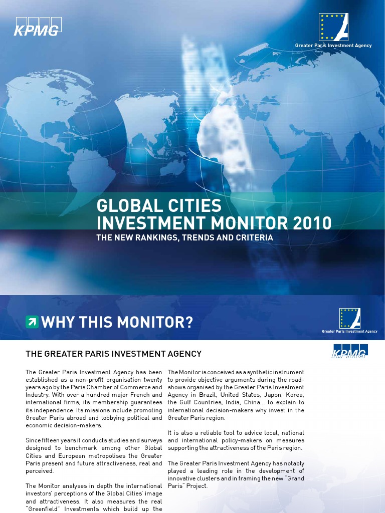 Global Cities Investment Monitor 2010 | PDF | Foreign Direct Investment ...
