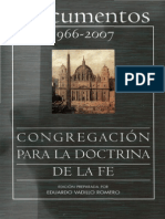 Congregacion para La Doctrina de La Fe Documentos 1966 2007 Bac 2008