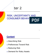 Chapter 2: Risk, Uncertainty and Consumer Behavior