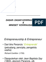 Kul 1-2 Dasar-Dasar Kewirausahaan& Mindset Kewirausahaan