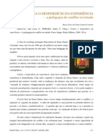 Resenha Livro Contra o Desperdício Da Experiência A. L. Freitas PDF