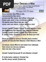 O Amor Nasceu - Letras