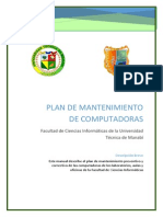 Plan Mantenimiento