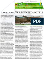 Nedeljski dnevnik - Prva lastovka med EKO hoteli