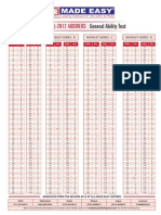 IES Mechanical Paper Key Sheet