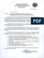 FDA Philippines Microbiological Standard for Processed Food