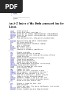 Linux Bach Comand