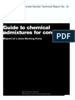 Guide to Chemical Admixtures for Concrete 1980