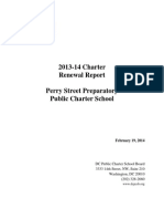 Perry Street Prep PCS Renewal Report