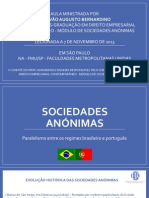 Direito Comparado Portugal Brasil Direito Das Sociedades