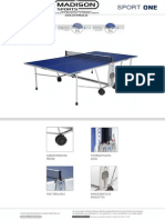 Ficha Técnica Mesa de Pingpong Cornilleau Mesa One Outdoor