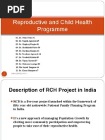 Reproductive and Child Health Programme