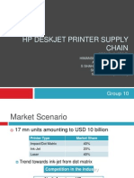 HP DeskJet Printer Supply Chain - Group 10 - SecF