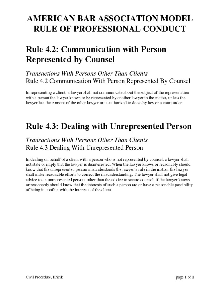ABA Rules PDF