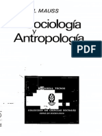 Durkheim Mauss Sociologia y Antropologia