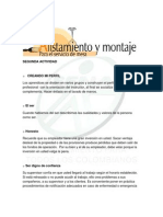 Documento Segunda Semana de Alistamiento y Montaje para La Mesa