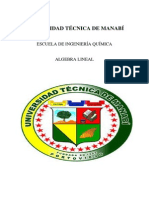 Algebra Lineal en La Ingenieria Química