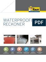Dr Fixit Waterproofing Reckoner