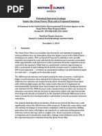 NextGen Climate America Comment - Leakage Potential in Clean Power Plan
