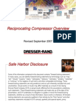 Reciprocating Compressor Overview: Revised September 2007
