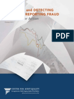 A Platform For Action: Deterring and Detecting Financial Reporting Fraud