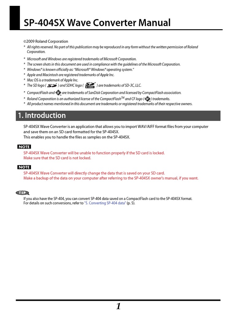 Sp 404sxwaveconvertermanuale Secure Digital Computing Platforms