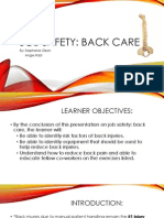 back care powerpoint