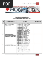 Download Jadwal Pelatihan Rumah Sakit 2015 by at updatepelatihan SN248974368 doc pdf