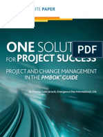 One Solution Project Success Whitepaper