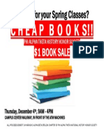 Pat.fa 14.Book Sale Poster.campus Center.12.4.14